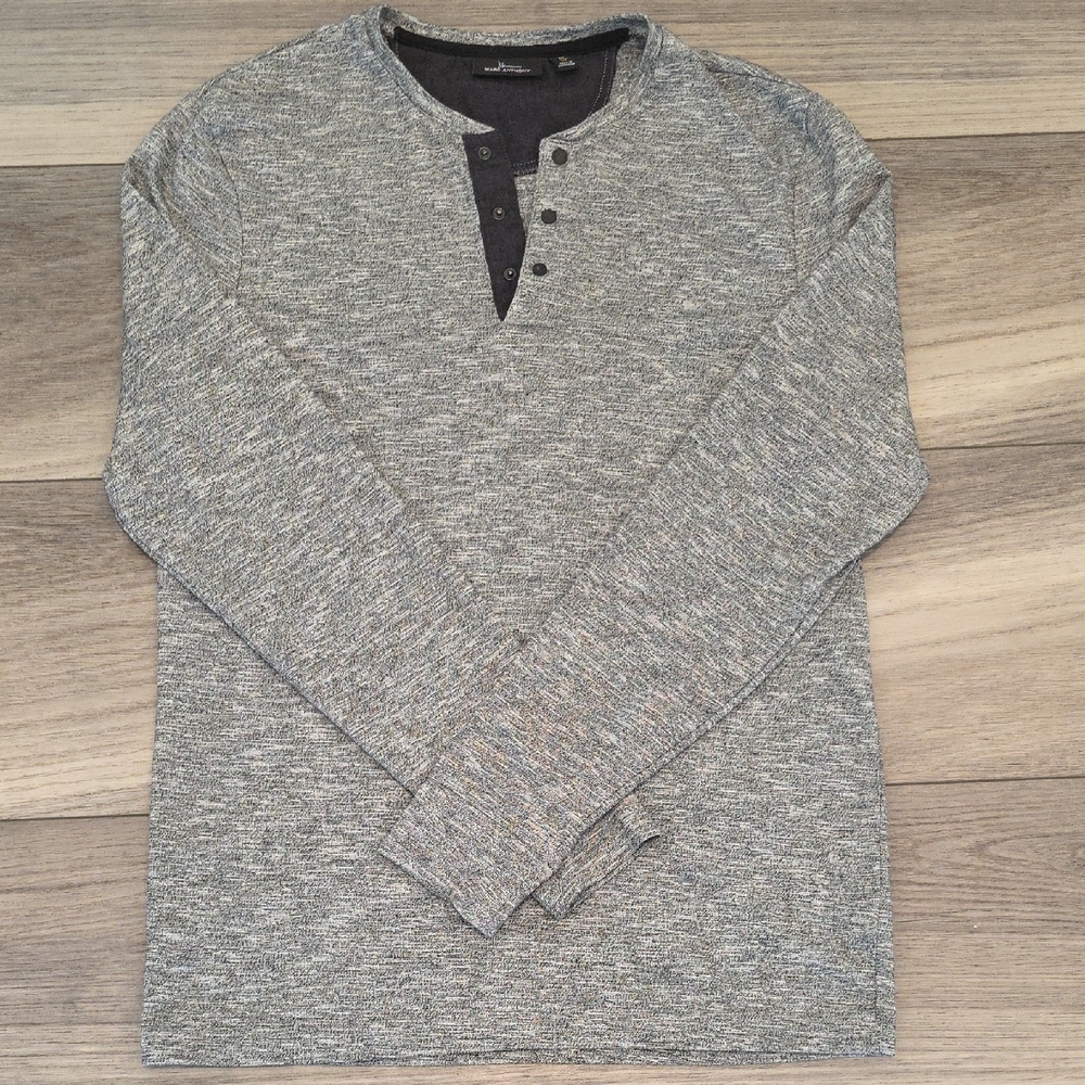 Marc Anthony Gray Long Sleeve Tee